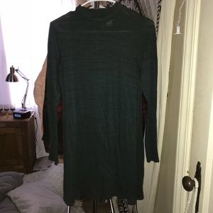 EVERGREEN TURTLE NECK DRESS